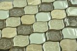 2015 Stylish Peach of Ice Ceramic Glass Mosaic Tile (OYT-S20)