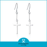 Charming Cross Silver Earring Jewellery for Women (E-0122)