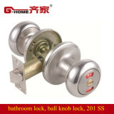 Bathroom Ball Knob Lock (609BK-SS)