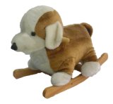 Baby Plush Rocking Horse with Wooden Base (GT-23)