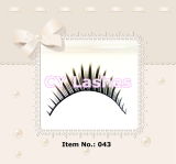 Hand Crafted False Eyelashes /Finely Crafted Lashes /Safe Material - Synthetic Fiber (043)