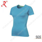 Popular and Suitable Custom Fit Sport T-Shirt for Women (QF-S174)