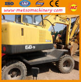 Used Hyundai R60W-9 Wheel Excavator for Construction