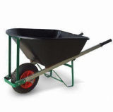 Wheel Barrows with Wooden Handle
