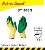 Latex Glass Gripper Glove (ST1030GRN)