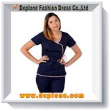 Hot Sale Hospital Comfortable Medical Uniform (DU947)