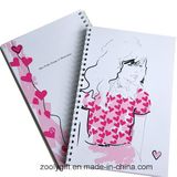 Cheap Printing Spiral Soft Cover Paper Notebooks