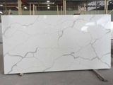 Nice Natural Calacatta White Artificial Quartz Stone for Countertop