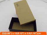 Light Weight Gift Box Packaging Black Linen