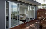 Double Glazing Exterior Glass Aluminium/Aluminum Sliding Door