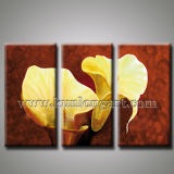 Vivid Calla Lily Flower Oil Painting for Wall Decoration (KLFL3-0111)