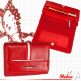 Classic Red PU ID Card Wallet (H0456)
