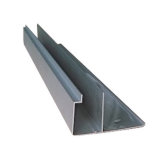 Aluminium Wardrobe Frame Profile (anodize silver) for Home Furniture Material