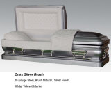 Onyx Silver Brush Casket