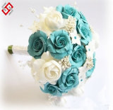 High Quality Beautiful Silk Bridal Bouquet Wedding Decor Rose Flower