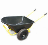 Wheelbarrow with Plastic Tray and Two Pneumatic Wheels