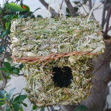 Green Grass Handmade Natural Birdhouse / Bird Cage