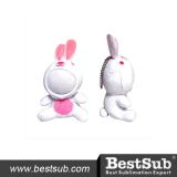 Bestsub Promotional 12cm 3D White Bunny Face Doll (BS3D-B44)