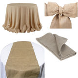 Natural Linen Table Cloth, Linen Napkins, Linen Sash, Linen Table Runner
