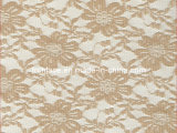 Nylon Mesh Jacquard Lace Fabric (fyx31011)