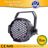 Newest 72PCS 3W RGBW PAR Light LED Stage Lighting