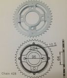 Brazil Market Motorcycle Accessories Motorcycle Sprocket (TITAN 2000)