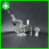 Inline Perc Recycler Glass Pipe, Glass Smoking Pipe