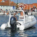 Liya 10 Persons Fiberglass Hull Boat PVC Rib Boat Yacht