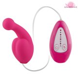 Silicone Vibrating Dildo Sex Toys for Lady (33007b)