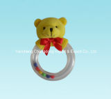Plush Bear Baby Toys with Ring