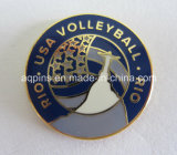 Metal Trading Pin for Rio USA Volleyball (badge-002)