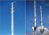 Overhead Power Transmission Steel Tapered Transmission Poles