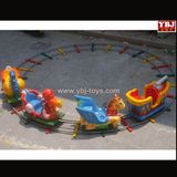 2015 Hot Cheap Amusement Park Interstellar Annimals Electric Trains for Kids