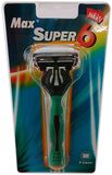 P6 Razor, 6 Sensor Blades Razor, Match to Dorco Pace6 for Men (JG-S9600)