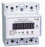 Single Phase Electronic DIN-Rail Energy Meter (Ddm100se-LED Display)