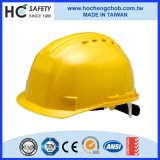 Yellow PPE En397 Protect ABS Mining Industrial Safety Helmets