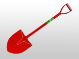 Spanish Big Shovel with Metal Shaft