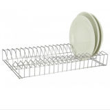Stainless Steel Kitchen Tableware Metal Dish Plate Rack