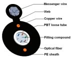 Fiber Optical Cable With Copper Wires (GYXTC8Y (with 2 Copper Wires))