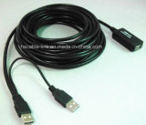 10m USB 2.0 Active Extension Cable with IC