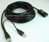 10m USB 2.0 Active Extension Cable with IC