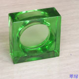 Glass Tile - Heat-Melt Glass Tile -Jade Green