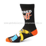 144n Men Custom Quality Jacquard Socks
