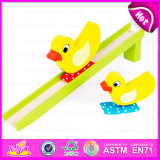 2015 Brand New Wooden Slide Toy, Kids' Wooden Slide Animal Toy, Hot Sale Wood Slide Toy W04e006