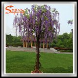 Wedding Decoration Fiberglass Plastic Artificial Wisteria Flower Tree