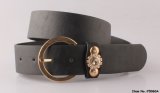 Black Simple Design Lady Belt