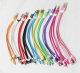 3-in-1 Colorful Charging & Data Sync Cable for iPhone 4/iPhone 5/Samsung