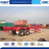 20' Skeleton Semi Trailer for Container Transportation