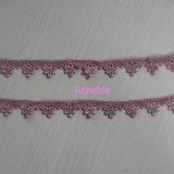 Fashion Pink Small Flower Chemical Lace for Dress