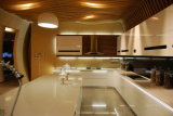 White Lacquer Kitchen Cabinet Remodeling